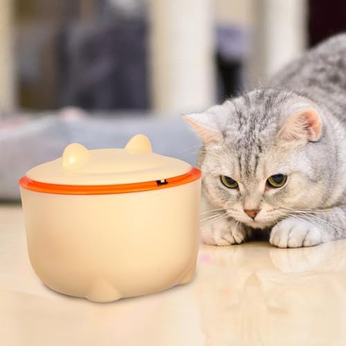 Cat Litter Disposal Bin with Lid, Compact Odor-Size Pet Waste Container