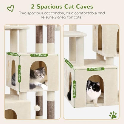 Globlazer Heavy Duty Cat Trees for Big Cats Maine Coon