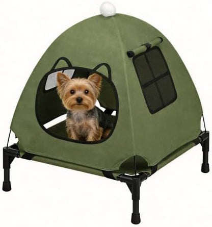 Anti-Anxiety Open Elevated Pet Hammock Bed Tent House