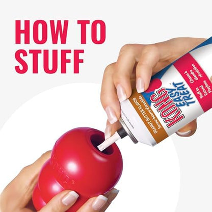 KONG Classic Stuffable Dog Toy, Natural Rubber,