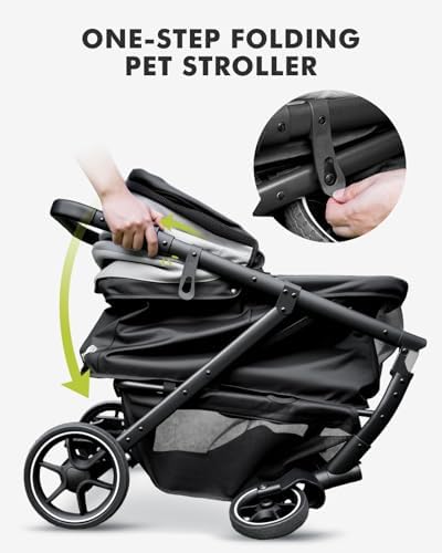 Medium Dog Stroller, Foldable Pet Stroller