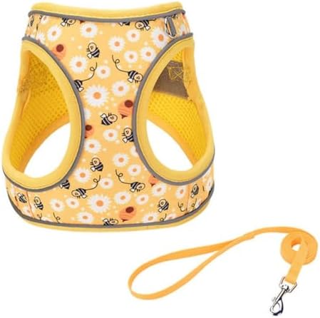Step in Dog Harness No Pull Honeybee Adjustable Soft Mesh Harness