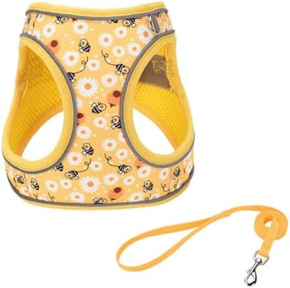 Step in Dog Harness No Pull Honeybee Adjustable Soft Mesh Harness