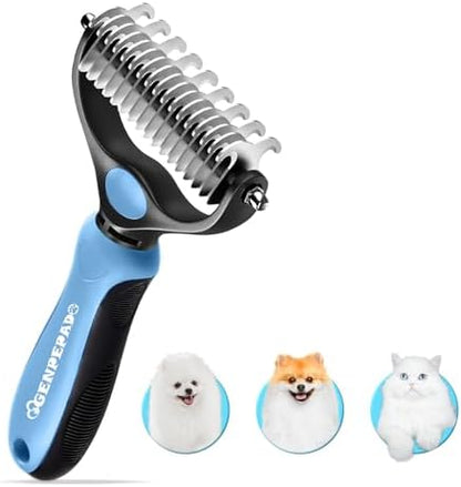Undercoat Rake for Dogs & Cats, Dematting Comb