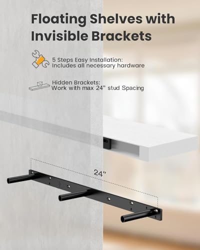 Amada 35.4" Floating Shelves for Wall Decor & Storage