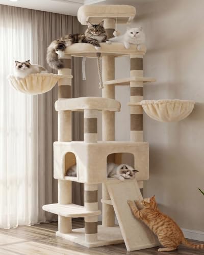 Heybly Cat Tree, 82.7″ Extra Tall Cat Tower