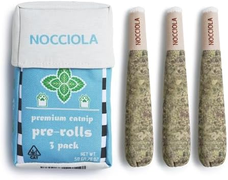 Nocciola 3 Pack Catnip Toys for Cats, Funny Cat Toys Filled