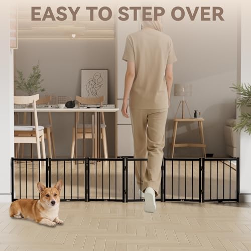 Snuowu 16" Freestanding Short Dog Gate