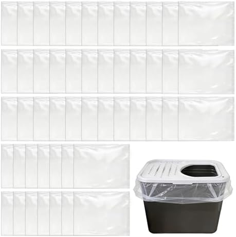 50 Pcs Thick Litter Box Liners Compatible