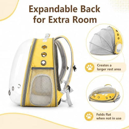 Cat Backpack Carrier Back Expandable Bubble Pet Carrier Backpack