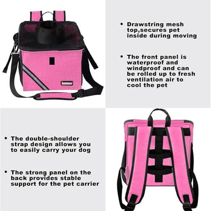 Pet Carrier Bicycle Basket Bag Pet Carrier/Booster Backpack