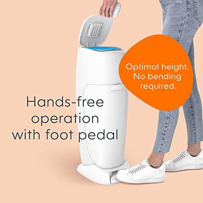 Diaper Genie Complete Diaper Pail – Includes 1 Refill & 1 Carbon Filter
