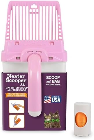 Neater Pet Brands Neater Scooper XL Cat Litter Scoop, 15 Refill Bags –