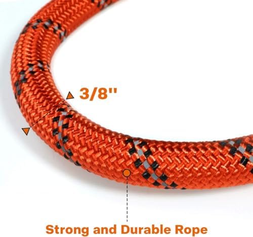 Taglory Rope Dog Leash for Small Medium Dogs, 4 FT Padded Handle