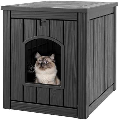 Cat Litter Box Enclosure, Hidden Litter Box