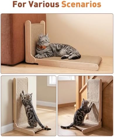 26" Cat Scratcher, L-Shaped Scratch Pad