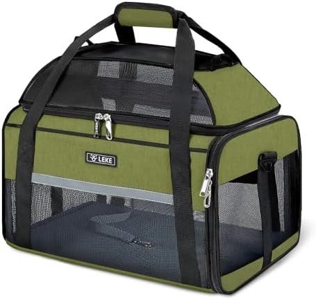Lekereise Top-Expandable Pet Carrier 17x11x9.5 Inch Alaska Hawaiian Airline