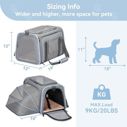 Petsfit Large Expandable Cat Carrier