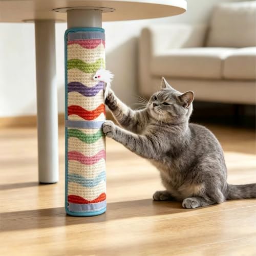 Cat Wall Scratcher for Indoor Cats, Cat Toys Wall Corner Scratcher Pad