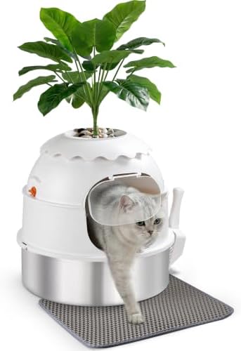 Hidden Litter Box, Stainless Steel Litter Box