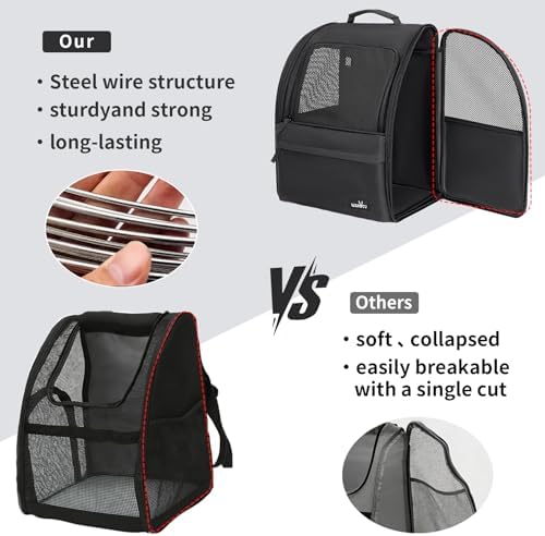 wakytu Cat Carrier Backpack, Pet Backpack Carrier