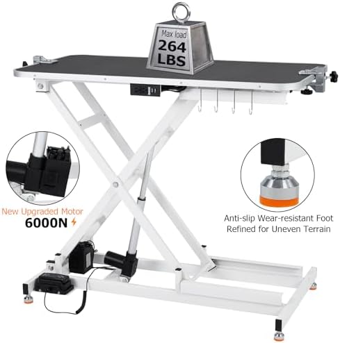 47in Electric Dog Grooming Table