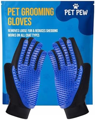 Pet Hair Removal Glove – Grooming Gloves