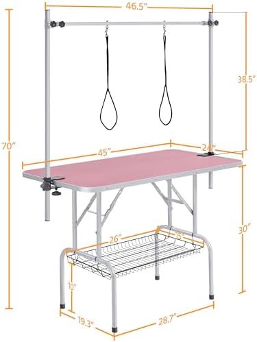Yaheetech 46'' Pet Grooming Table