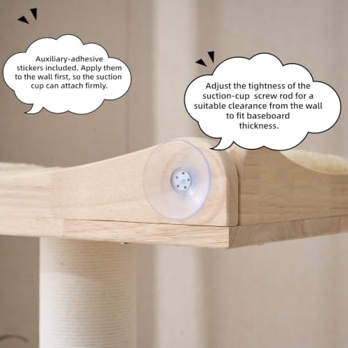 SHENGOCASE Ladder Cat Tree for Wall