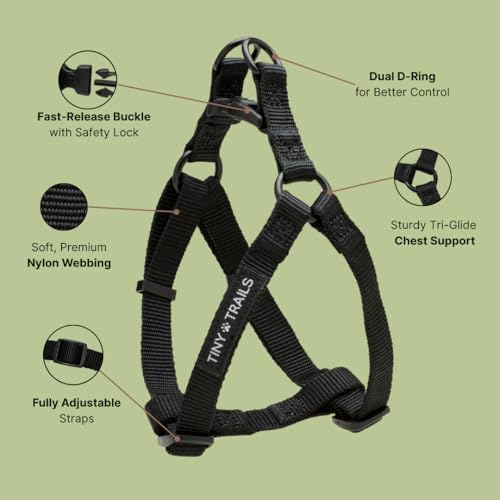 Step-in Dog Harness for Medium Sized Breeds Adjustable No-Pull Soft Vest