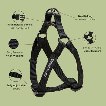 Step-in Dog Harness for Medium Sized Breeds Adjustable No-Pull Soft Vest