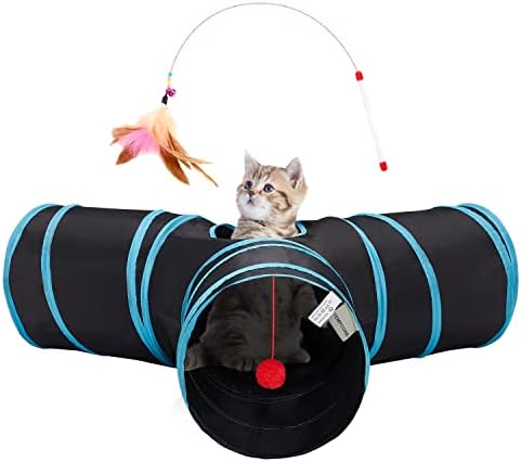 Tempcore Pet Tunnel Tube Cat Toys, Cat Tunnels