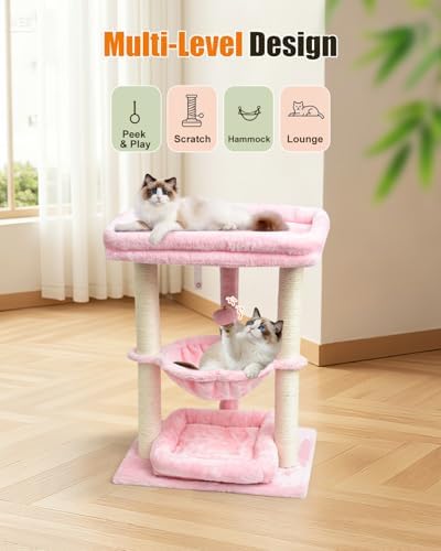 SYANDLVY Small Cat Tree for Indoor Cats