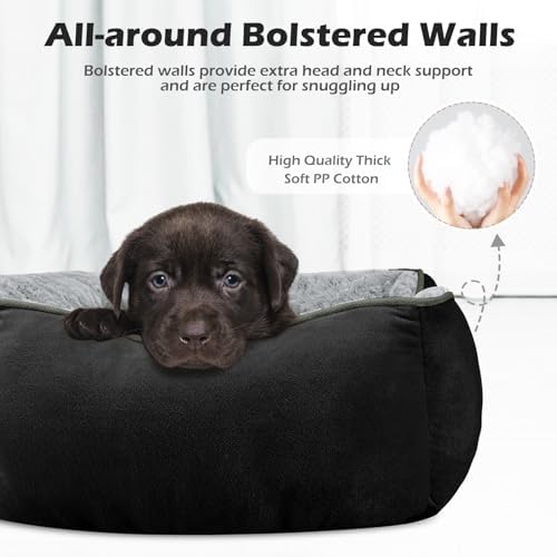 INVENHO Small Dog Bed Rectangle Washable Orthopedic Soft Calming Sleeping