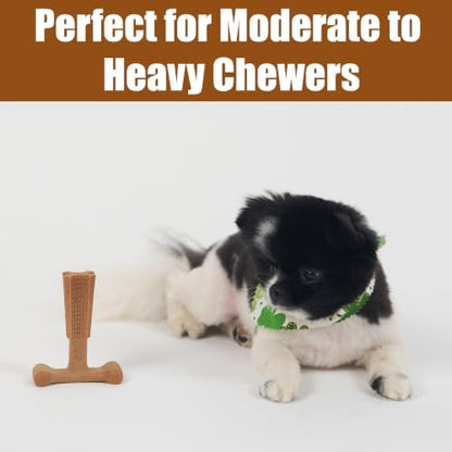 SPOT Bam-Bones Plus T-Bone Dog Chew, 10-30 lb Heavy Chewers