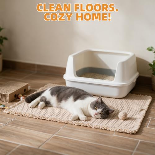 KOOLTAIL Cat Litter Mat, Scatter Control
