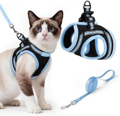 rabbitgoo Cat Harness and Leash Set, Step-in Soft Vest