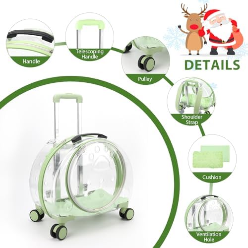 Transparent & Fully Breathable Hard cat Carrier