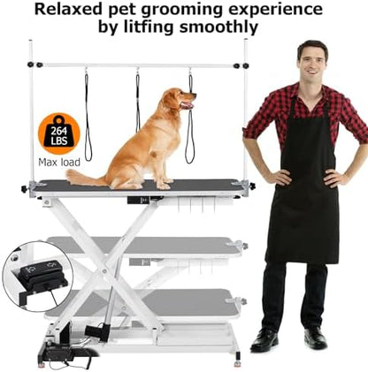 47in Electric Dog Grooming Table
