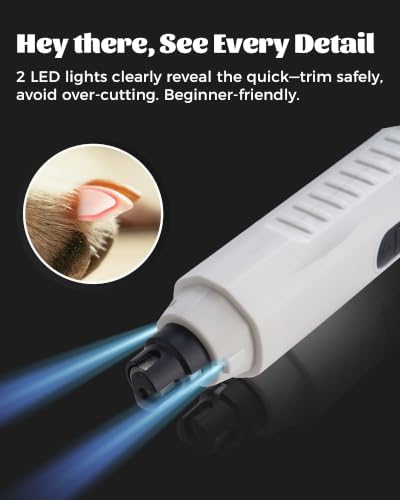 2026 Upgraded Silent Dog Nail Grinder 5 Speeds