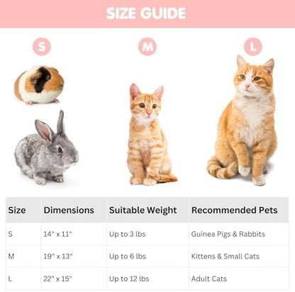 4 Pack Cat Bed Mat, Washable Sleeping Pad