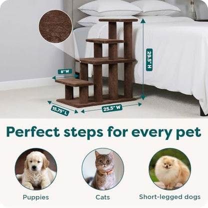 Furhaven Steady Paws Multi-Step Pet Stairs