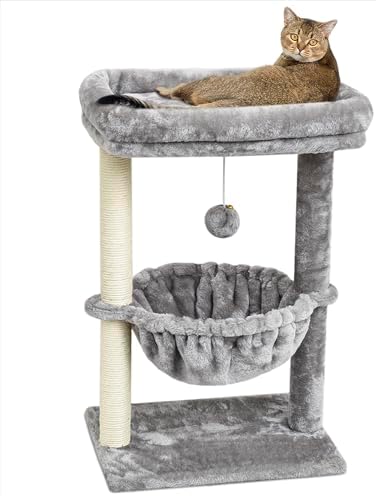 SYANDLVY Small Cat Tree for Indoor Cats, Activity Cat Tower