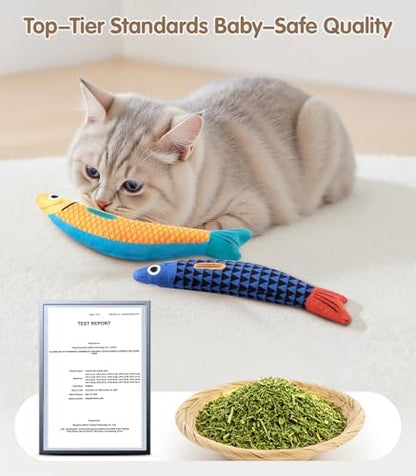 PetBusy Cat Toys with Interactive Soft Chew Kicker Cat Toys