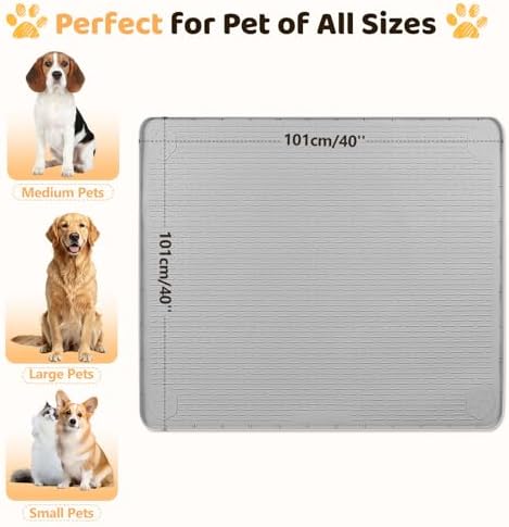 Silicone Dog Bed Mat 40"x 40" Crate Mat