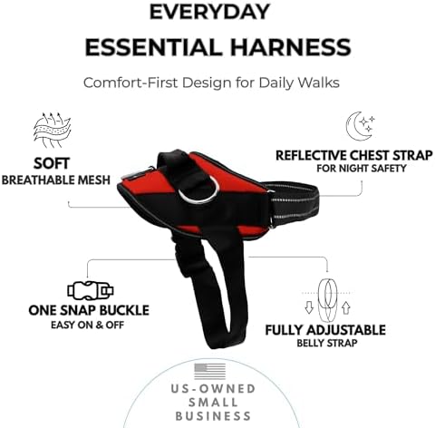 ShawnCo Essential Dog Harness, No-Pull Pet Vest