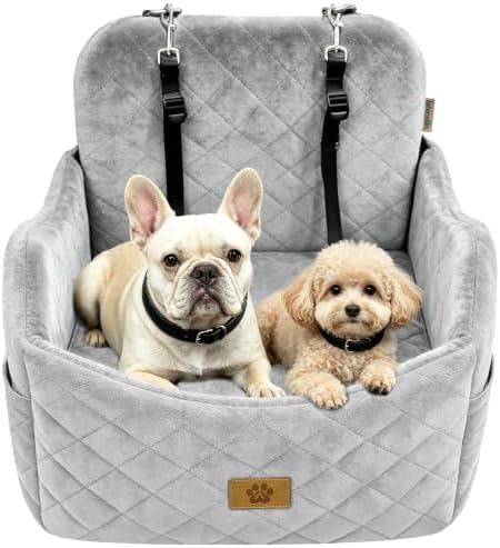 Dog Car Seats for Small Dogs Up to 35lb, Dog Bed for Car Fits Home