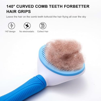 Aogeili Self‑Clean Slicker Brush