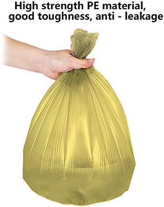 5 Rolls Small Trash Garbage Bags, 4 Gallon 100 Counts