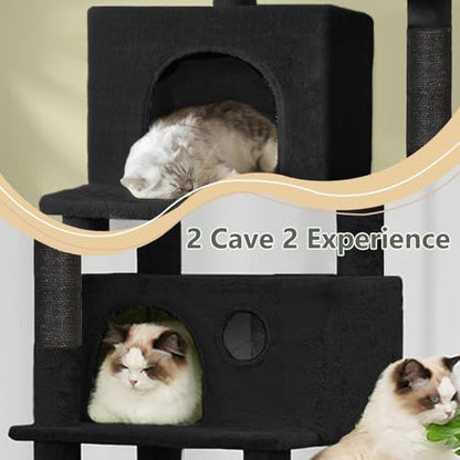 68 Inches Multi-Level Large and Tall Cat Tree Tower